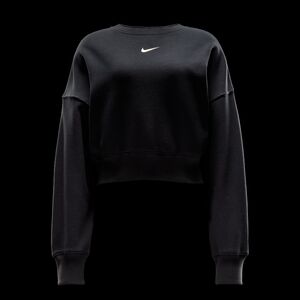 Nike Black Crewneck Sweatshirt with White Swoosh